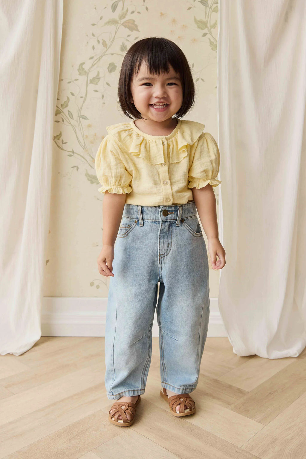 Jamie Kay Organic Cotton Muslin Alora Top - Sunshine