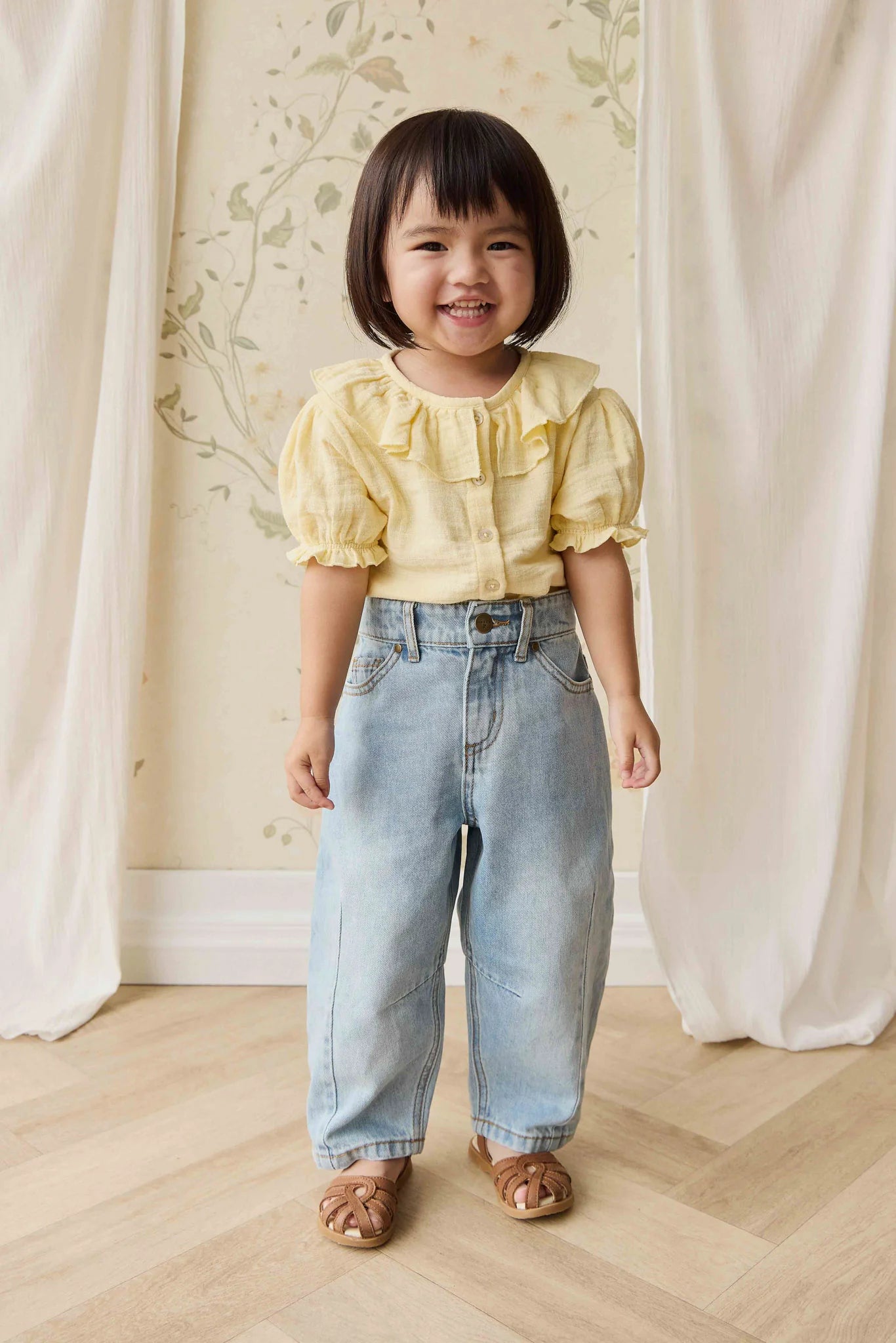 Jamie Kay Organic Cotton Muslin Alora Top - Sunshine