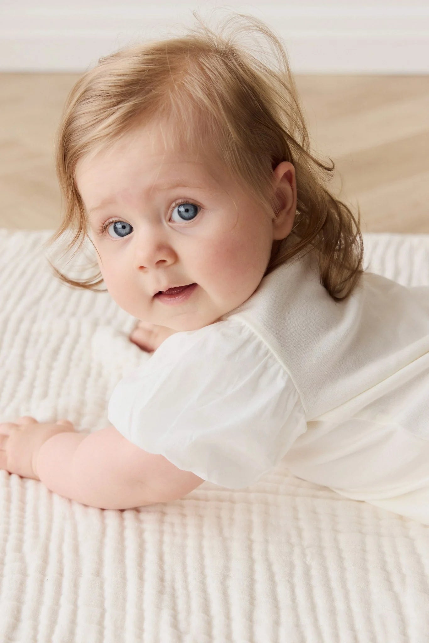 Jamie Kay Pima Cotton Myla Top - Parchment