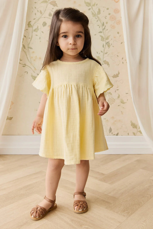Jamie Kay Organic Cotton Muslin Phillipa Dress - Sunshine