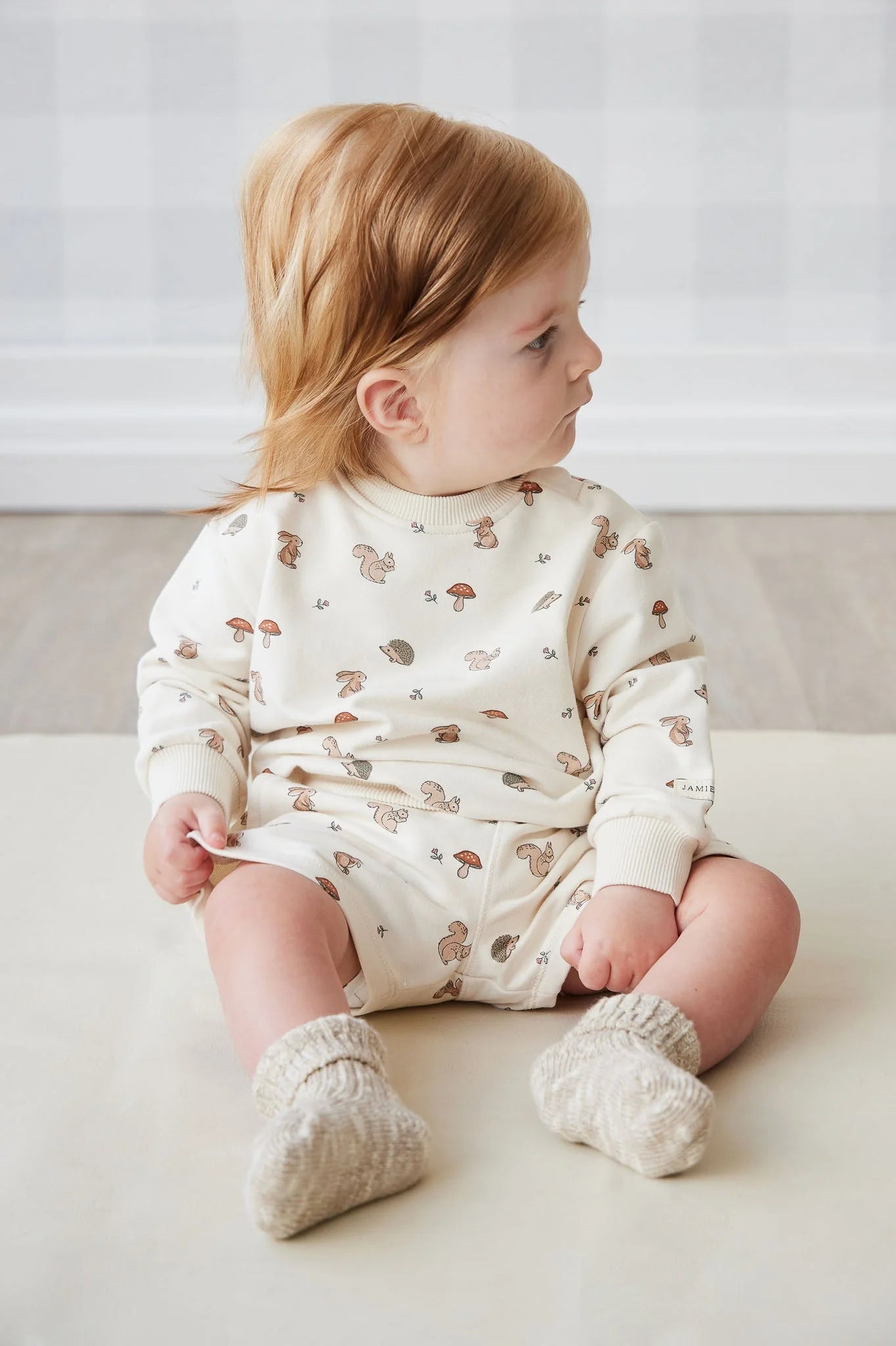 Jamie Kay - Organic Cotton Jalen Oversized Jumper - Woodland Friends