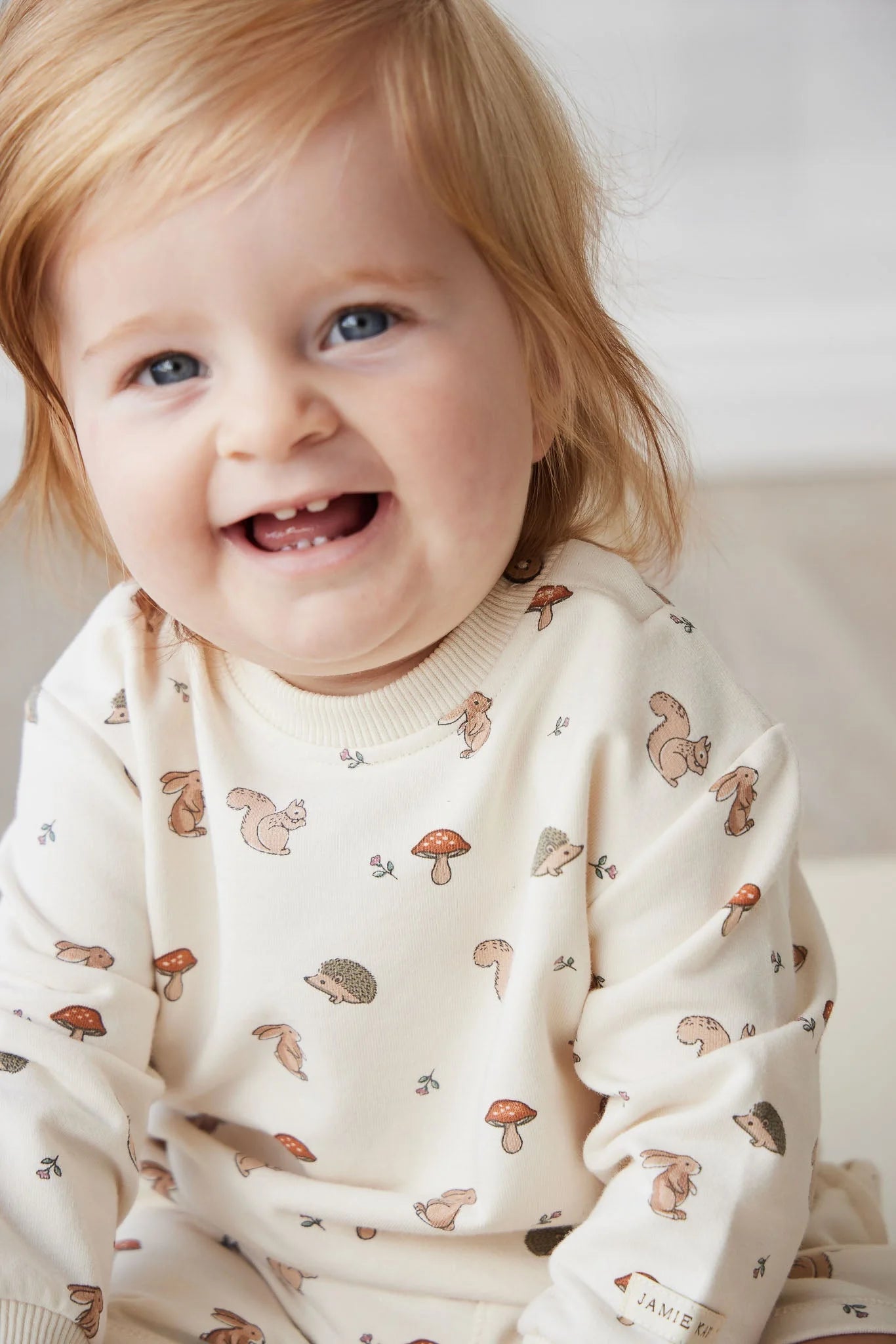 Jamie Kay - Organic Cotton Jalen Oversized Jumper - Woodland Friends