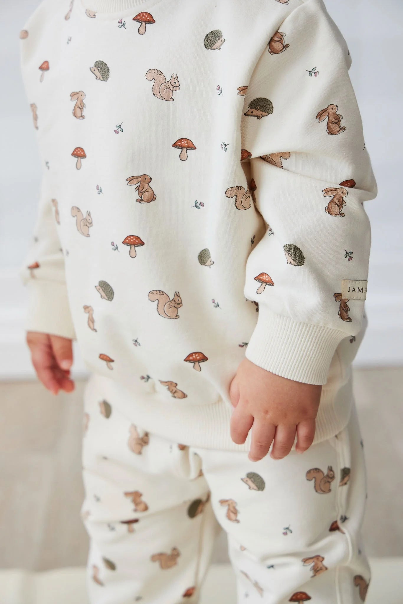 Jamie Kay - Organic Cotton Jalen Oversized Jumper - Woodland Friends