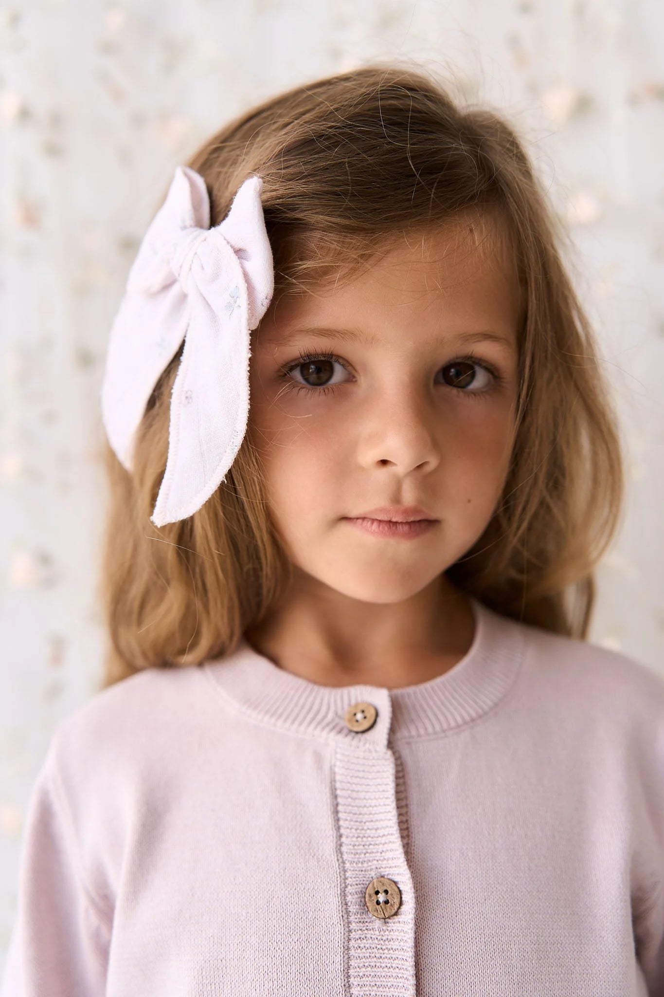 Jamie Kay - Organic Cotton Muslin Bow - Meredith Violet