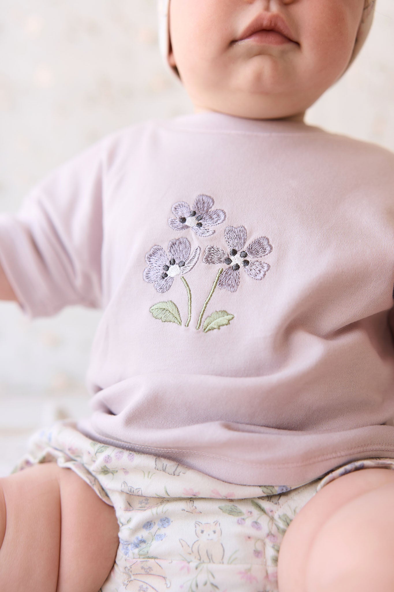 Jamie Kay - Pima Cotton Mimi Top - Luna Meadow Flowers