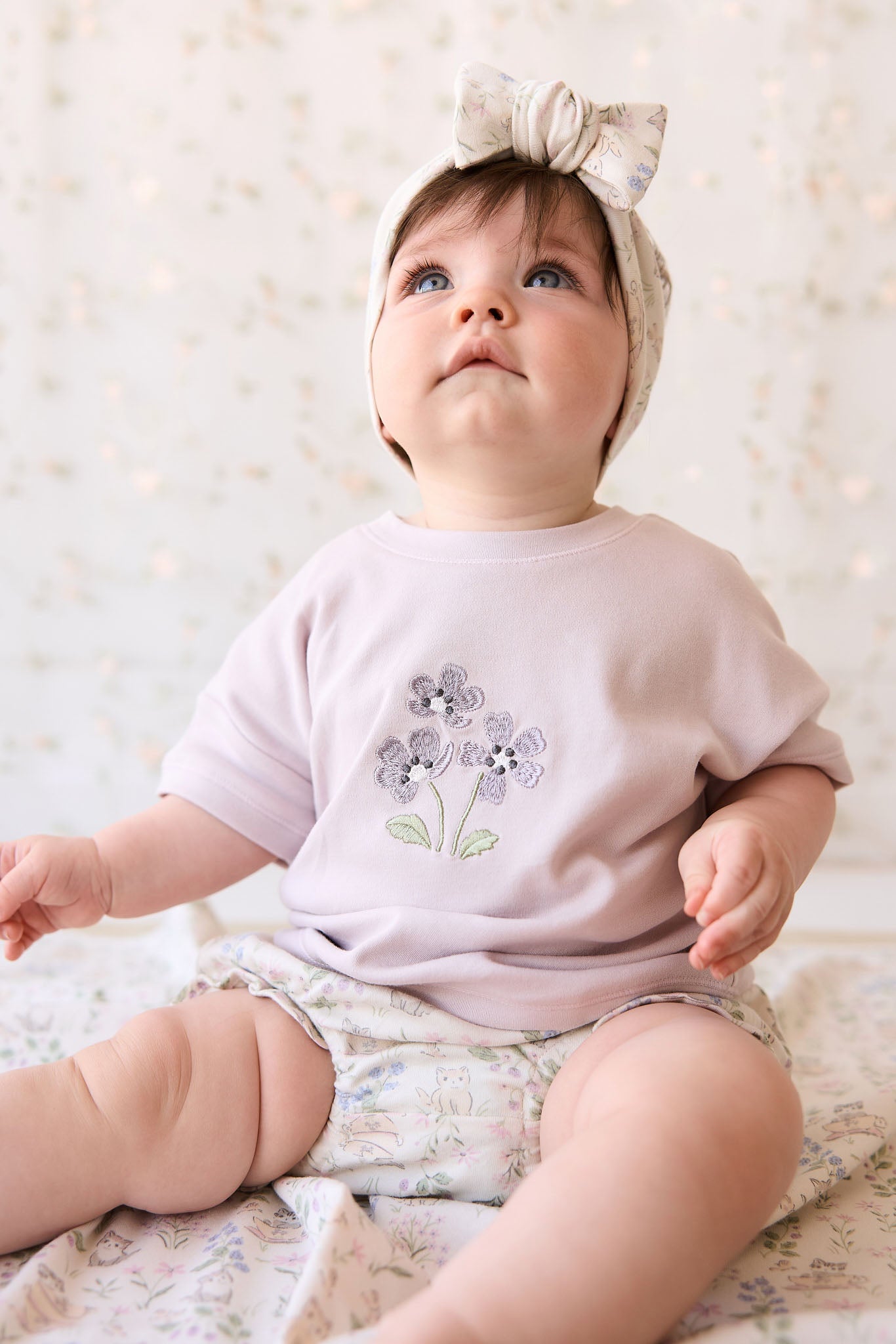 Jamie Kay - Pima Cotton Mimi Top - Luna Meadow Flowers