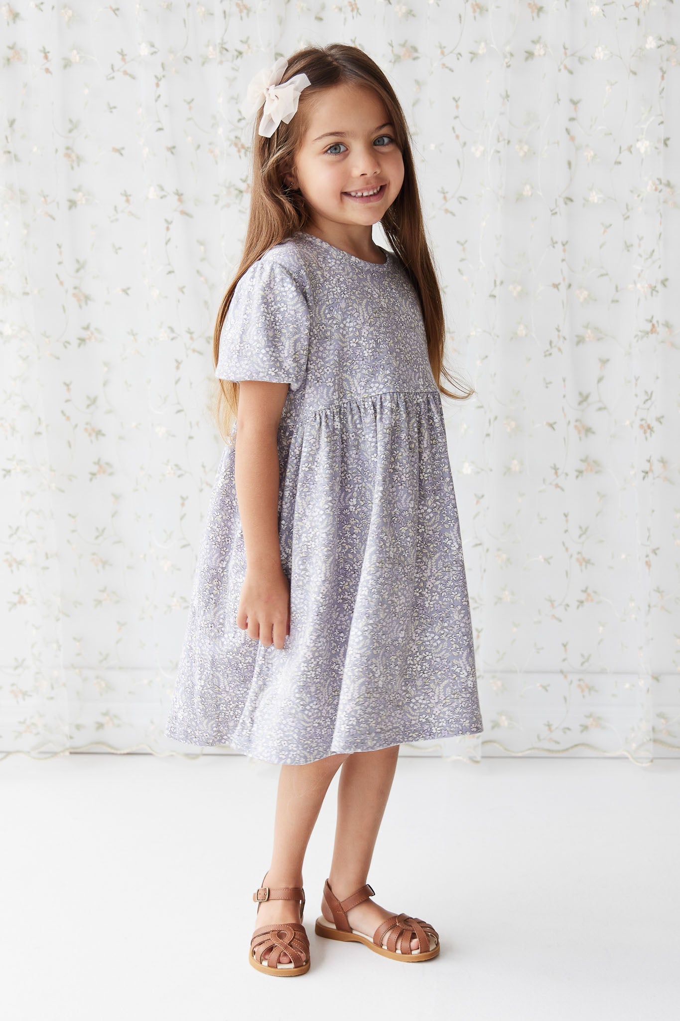 Jamie Kay - Organic Cotton Penny Dress - April Lilac