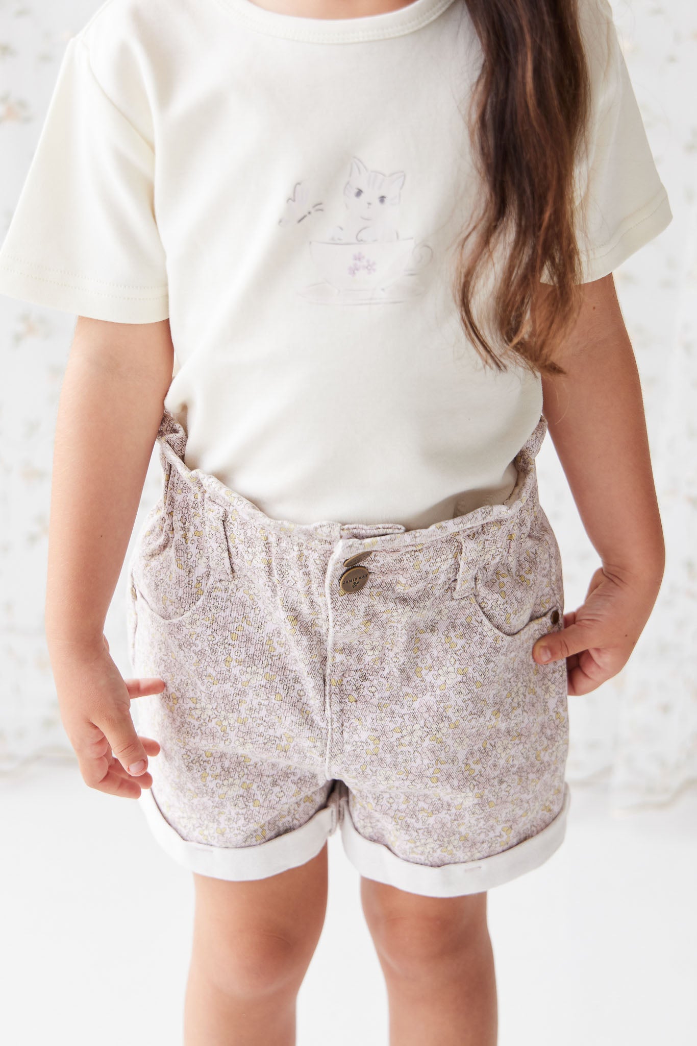 Jamie Kay - Grace Cotton Twill Short - Chloe Lilac