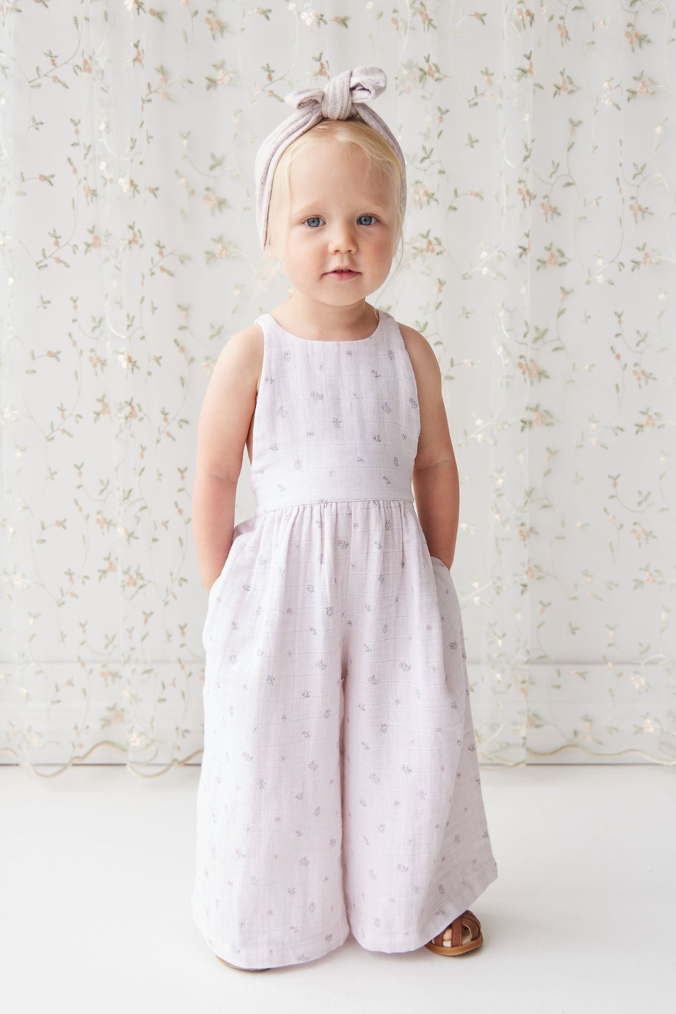 Jamie Kay - Organic Cotton Muslin Lana Jumpsuit - Meredith Violet