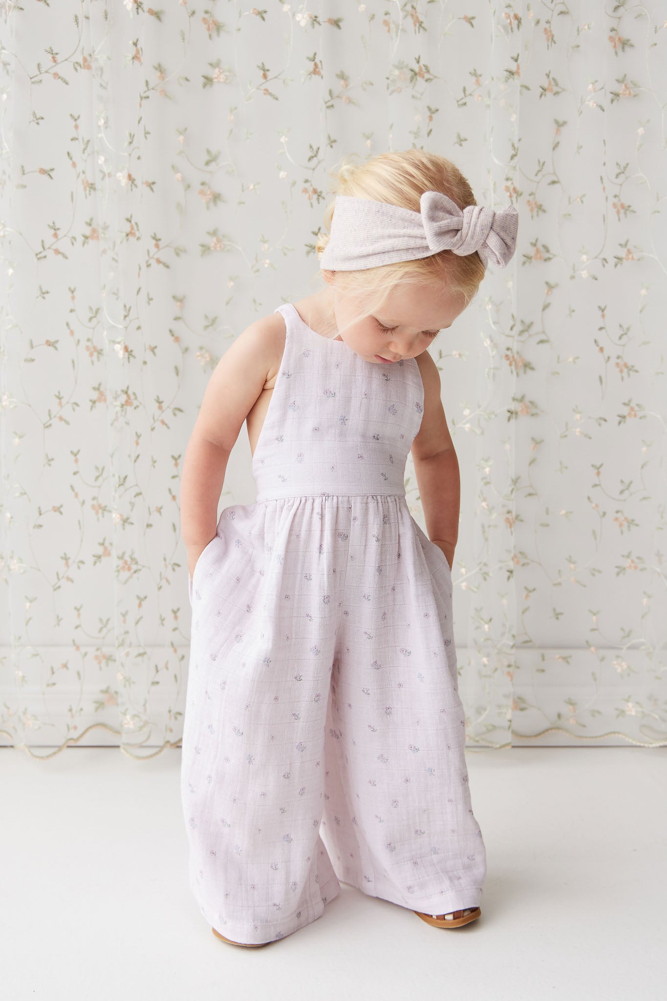 Jamie Kay - Organic Cotton Muslin Lana Jumpsuit - Meredith Violet