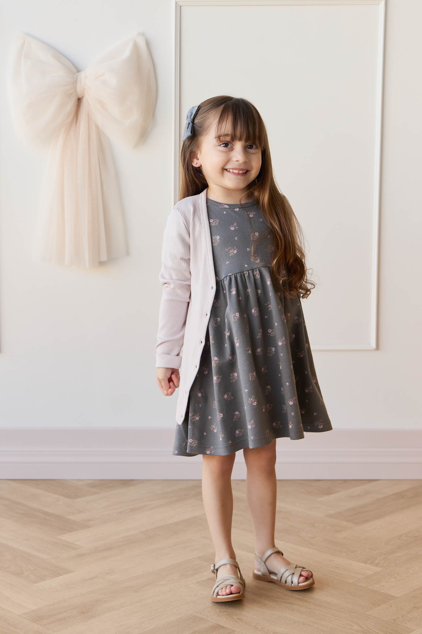 Jamie Kay Organic Cotton Penny Dress - Simone Lava