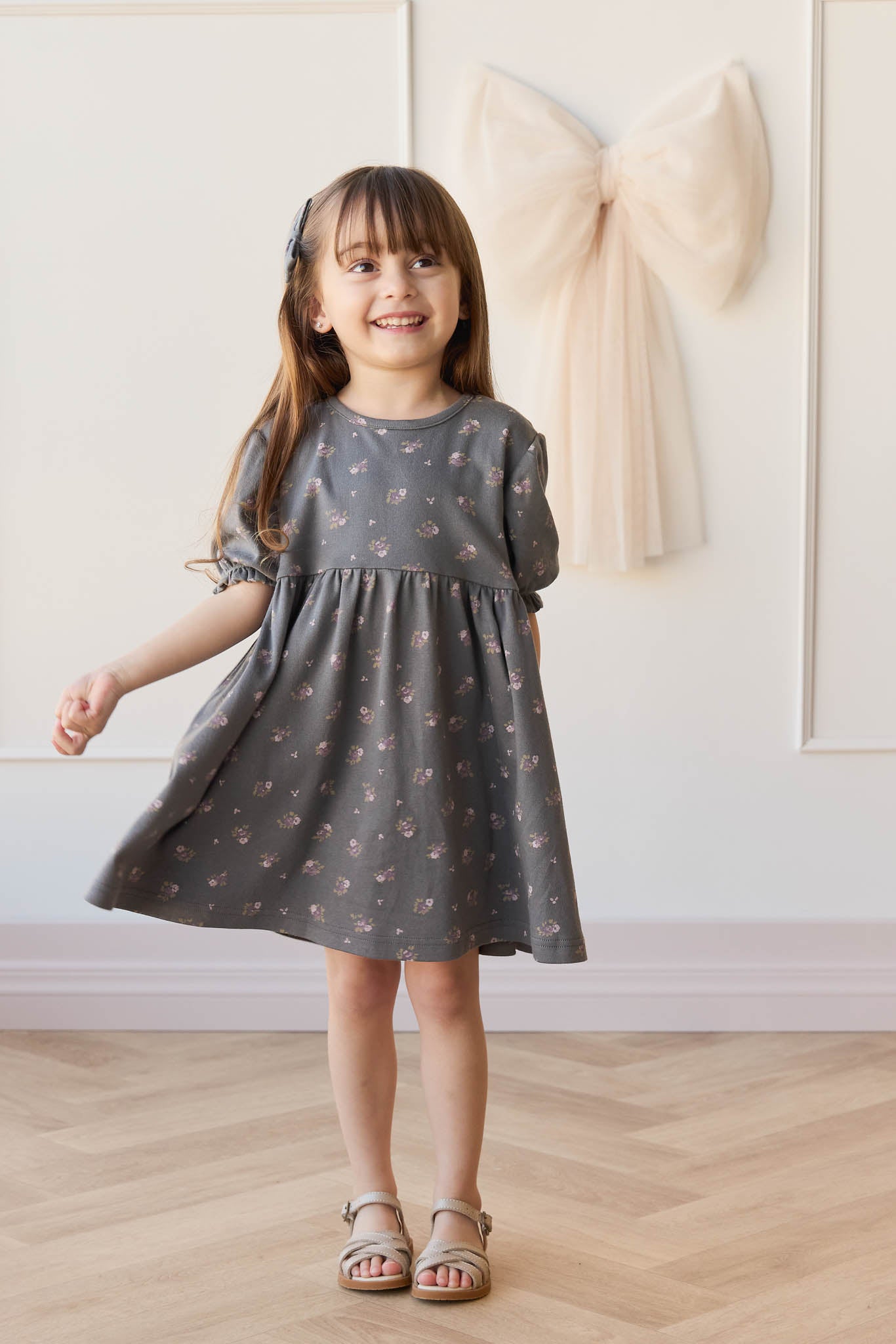 Jamie Kay Organic Cotton Penny Dress - Simone Lava