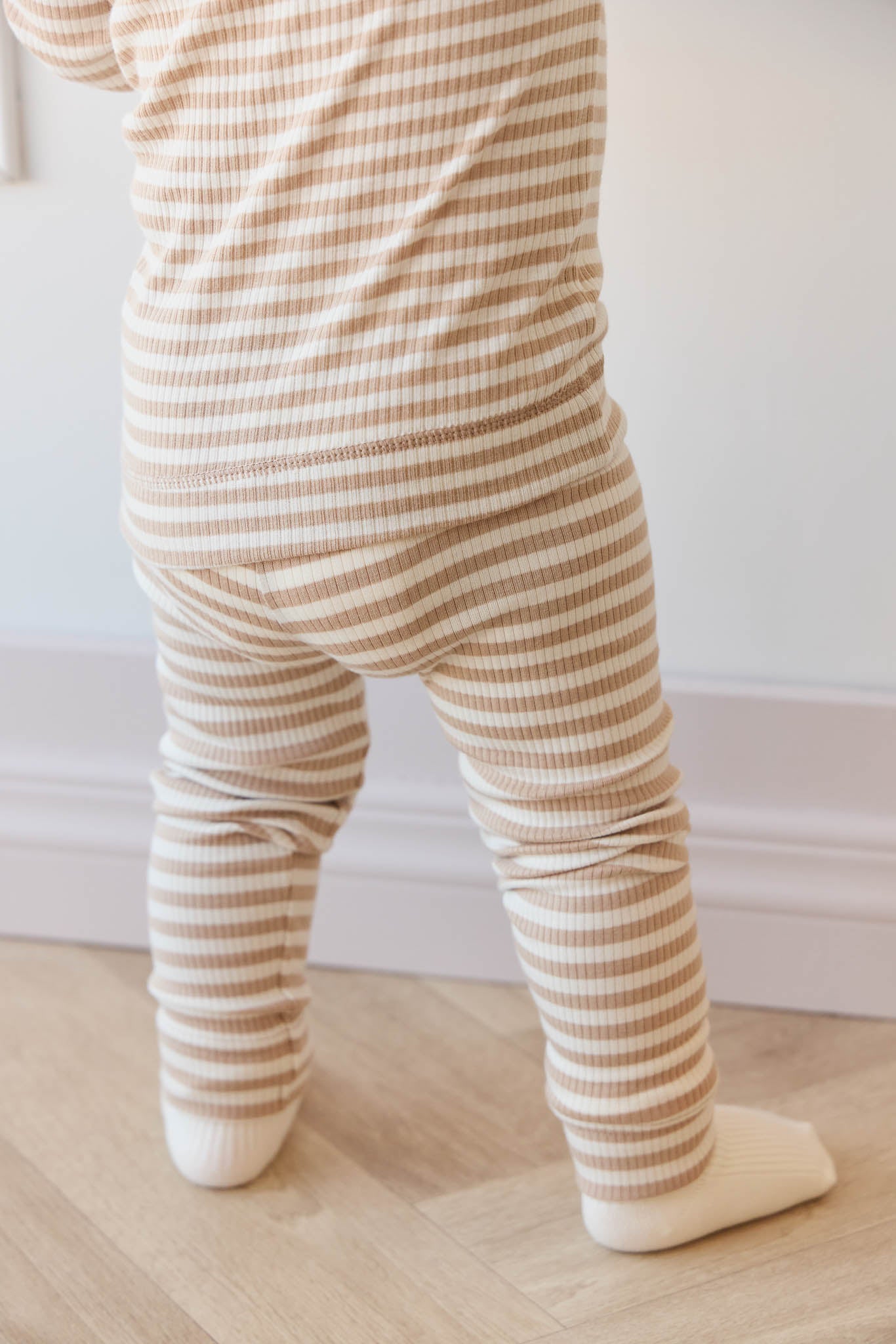 Jamie Kay Organic Cotton Modal Legging - Narrow Stripe Baker/Cloud