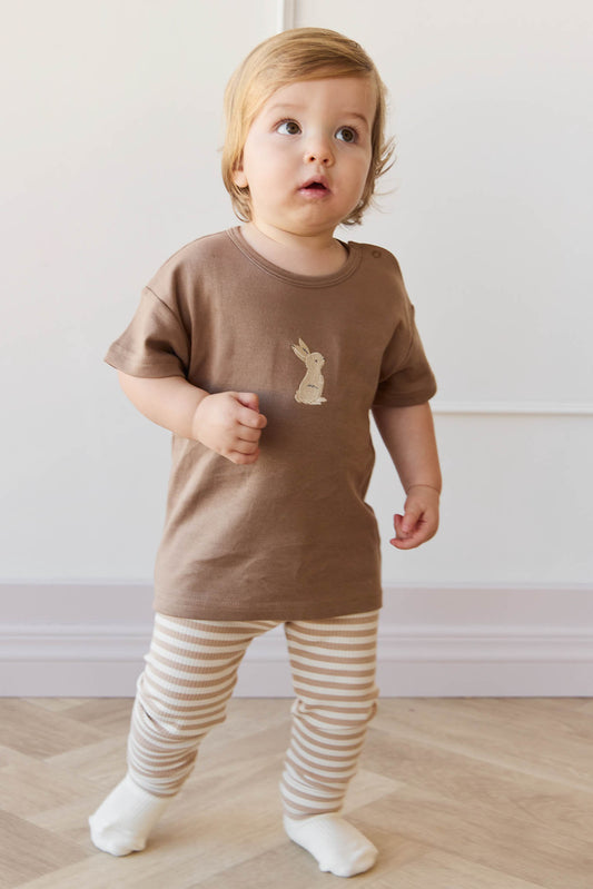 Jamie Kay Pima Cotton Hunter Tee - Elk Garden Bunny