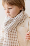 Jamie Kay Houndstooth Scarf - Houndstooth Natural