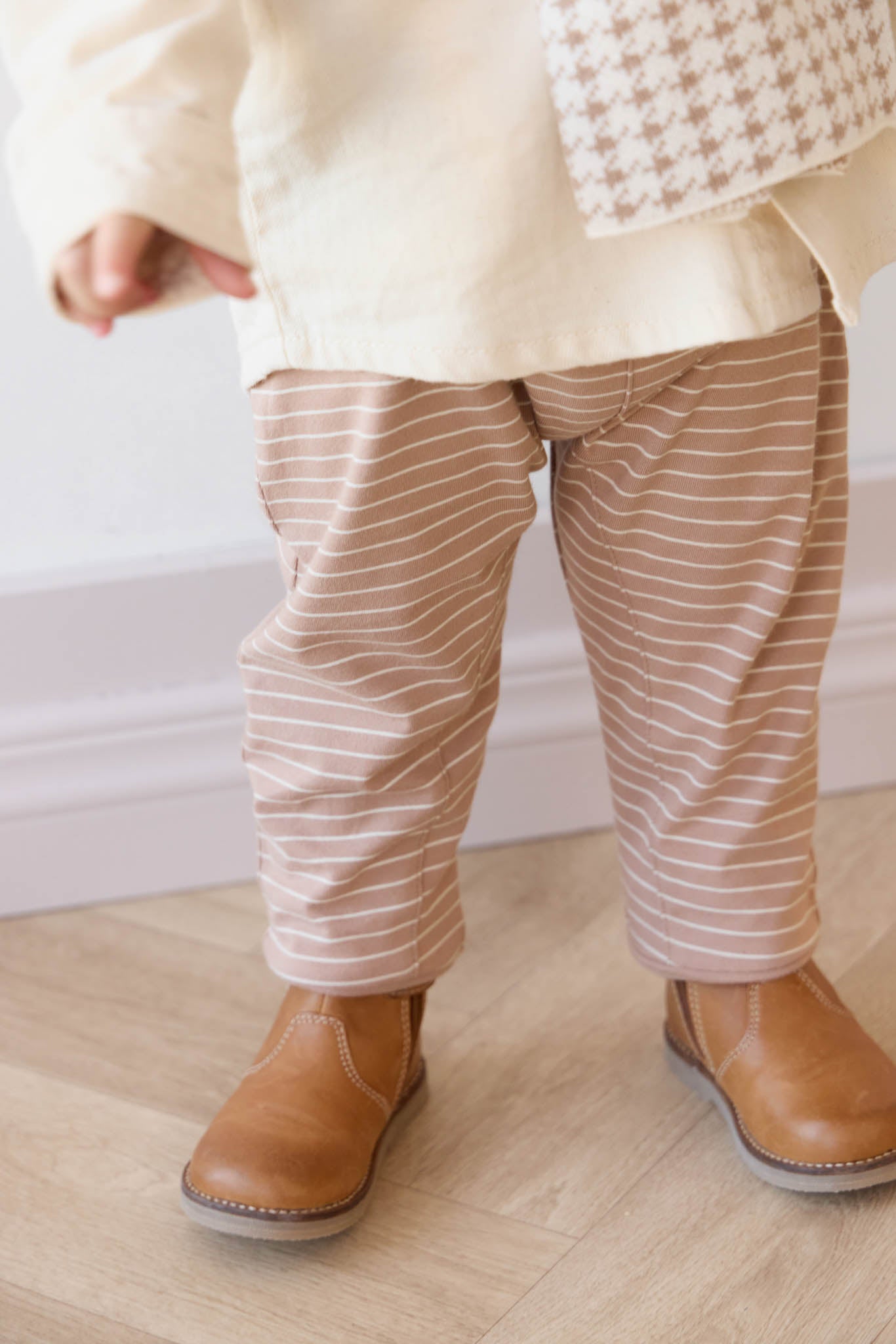 Jamie Kay Organic Cotton Modal Legging - Narrow Stripe Baker/Cloud