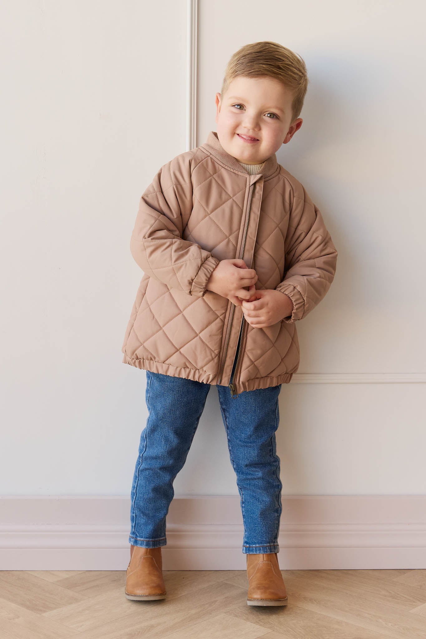 Jamie Kay Benito Jacket - Pale Terracotta