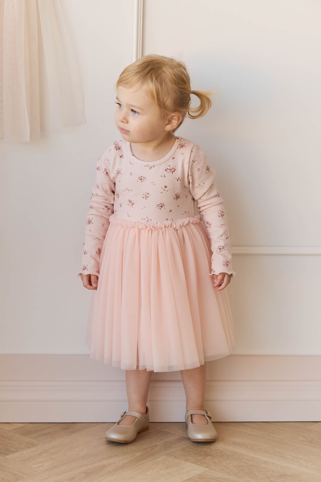 Jamie Kay Anna Tulle Dress - Petite Fleur Soft Peony