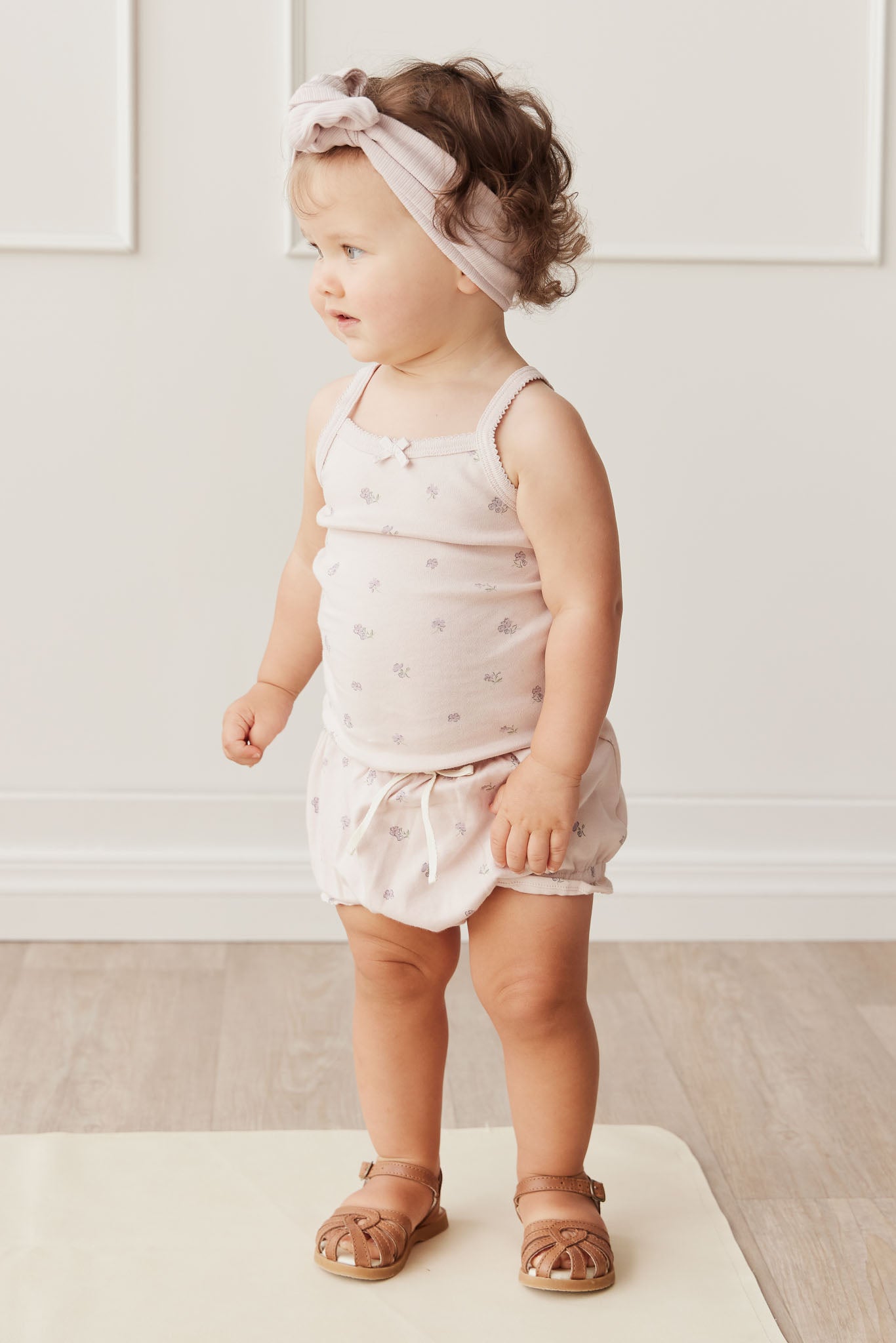 Jamie Kay -  Organic Cotton Singlet - Meredith Violet