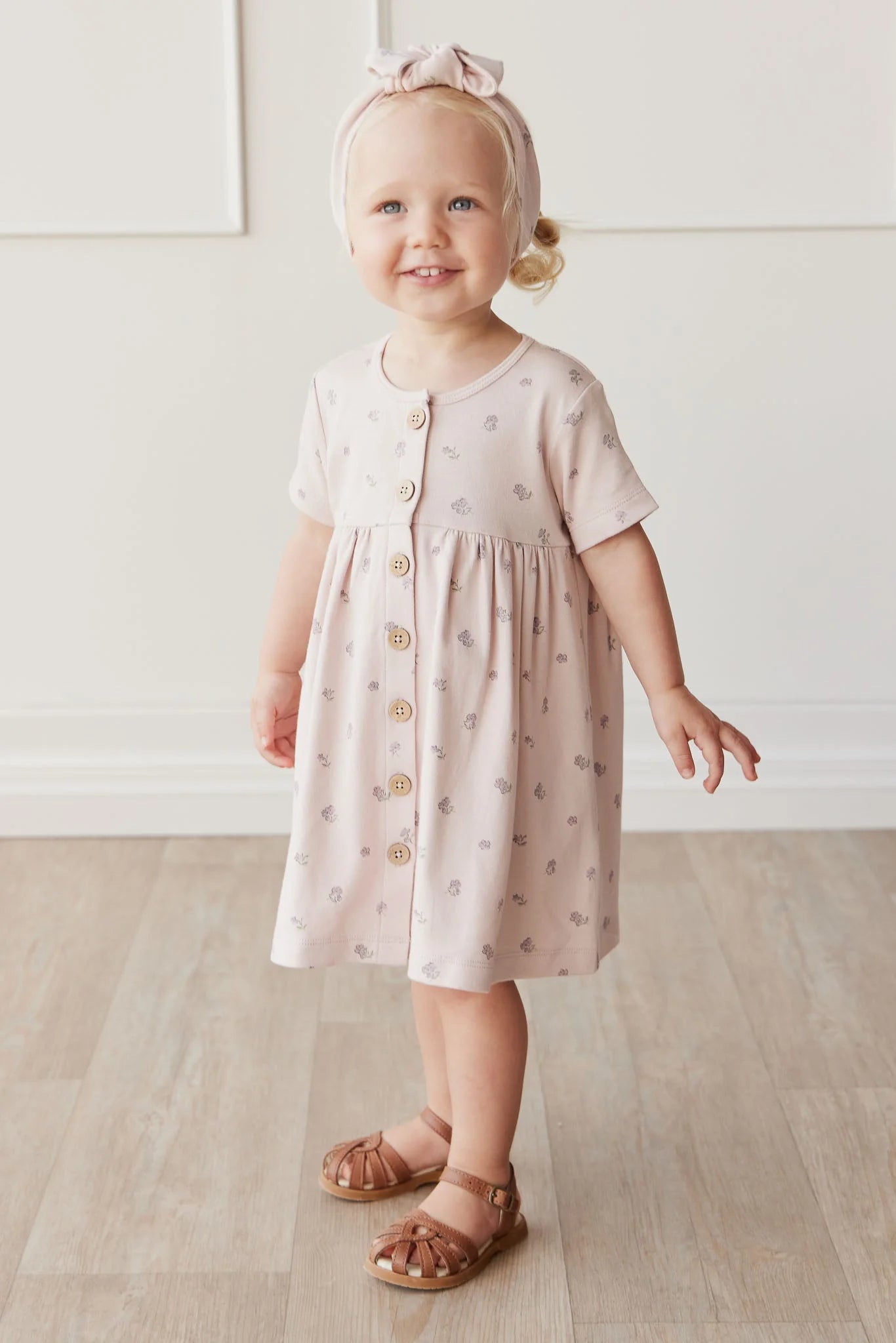 Jamie Kay -  Organic Cotton Lola Dress - Meredith Violet