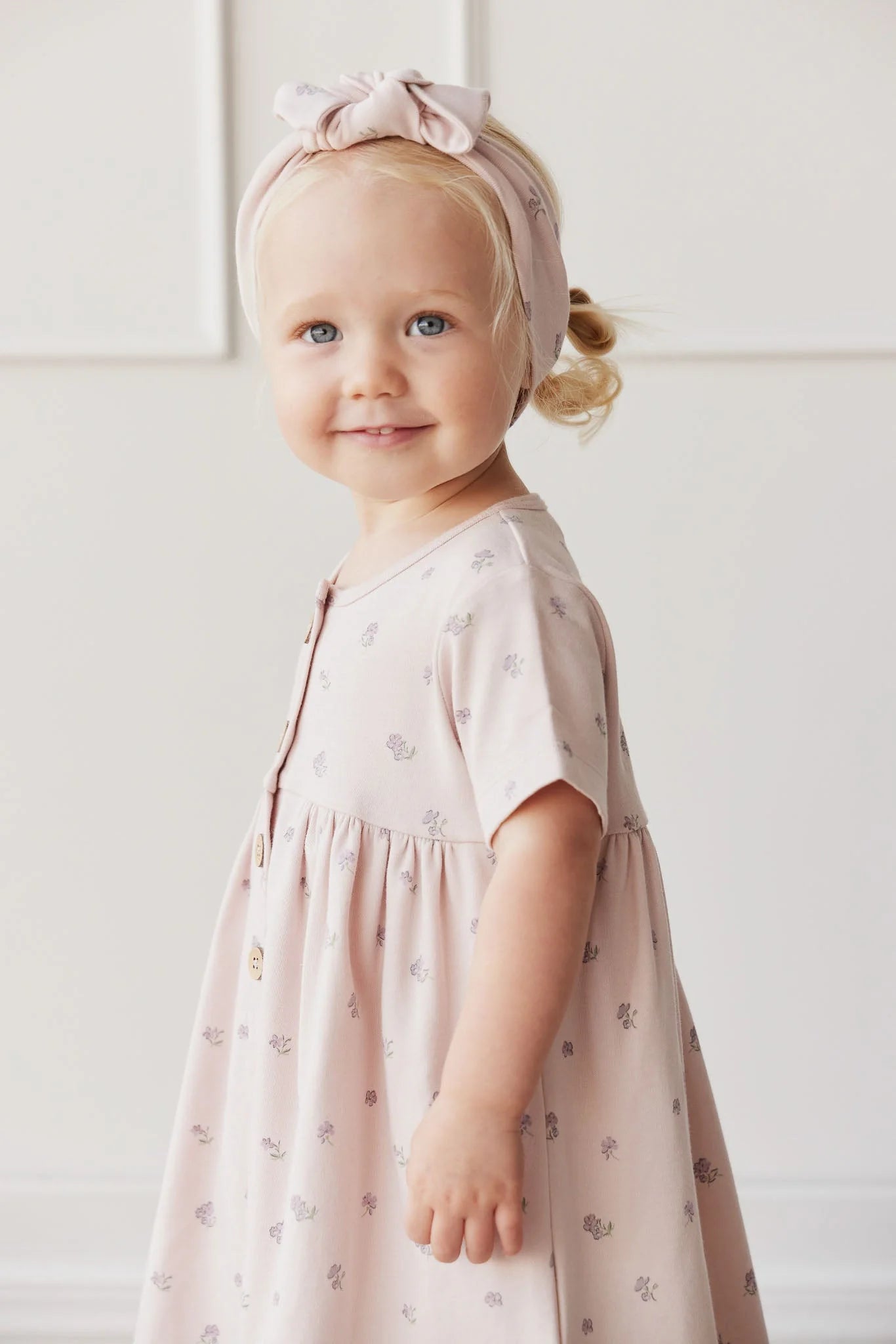 Jamie Kay -  Organic Cotton Lola Dress - Meredith Violet