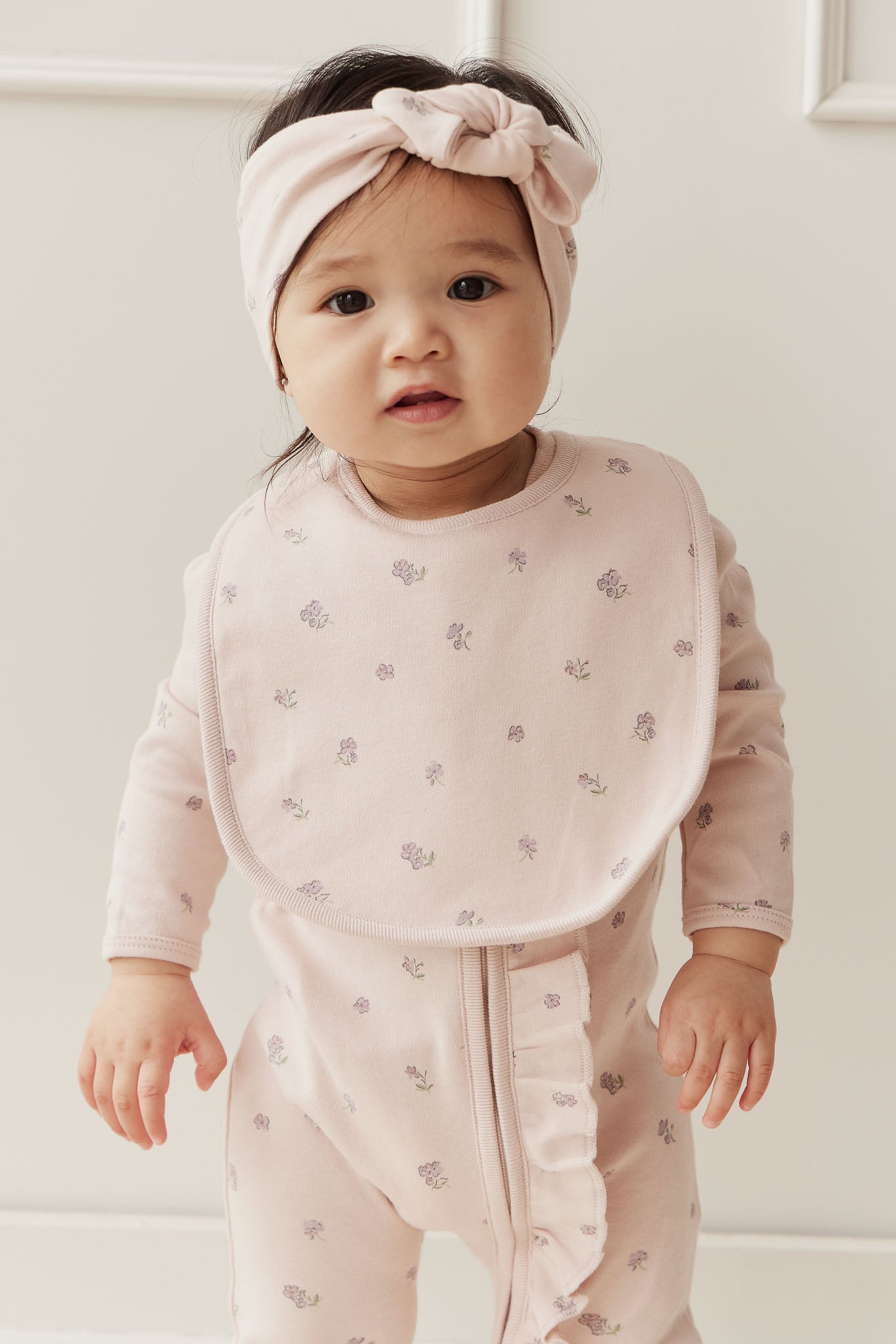 Jamie Kay - Organic Cotton Bib - Meredith Violet