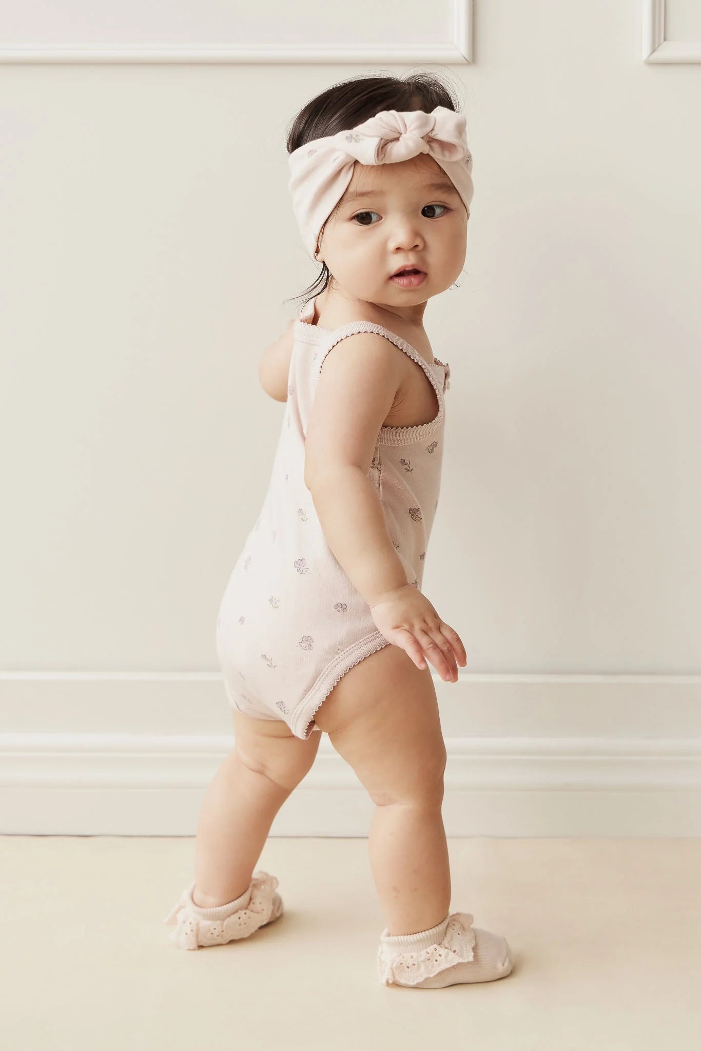 Jamie Kay - Organic Cotton Bridget Singlet Bodysuit - Meredith Violet