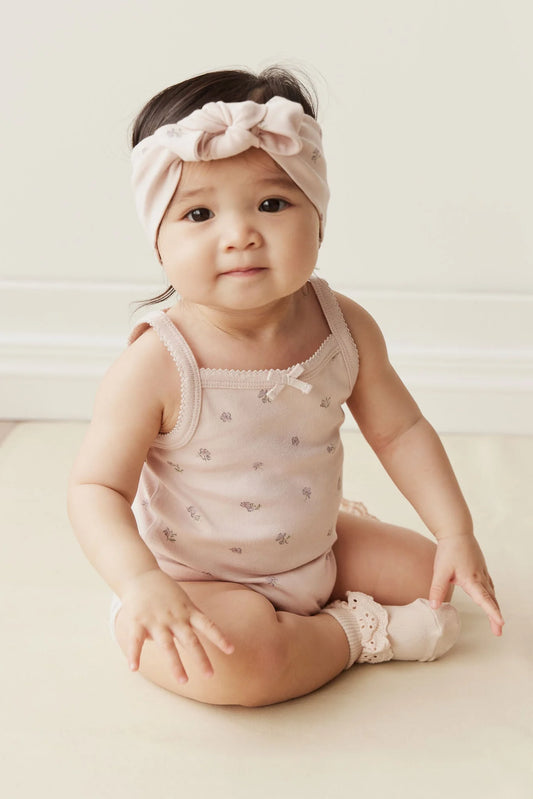 Jamie Kay - Organic Cotton Bridget Singlet Bodysuit - Meredith Violet