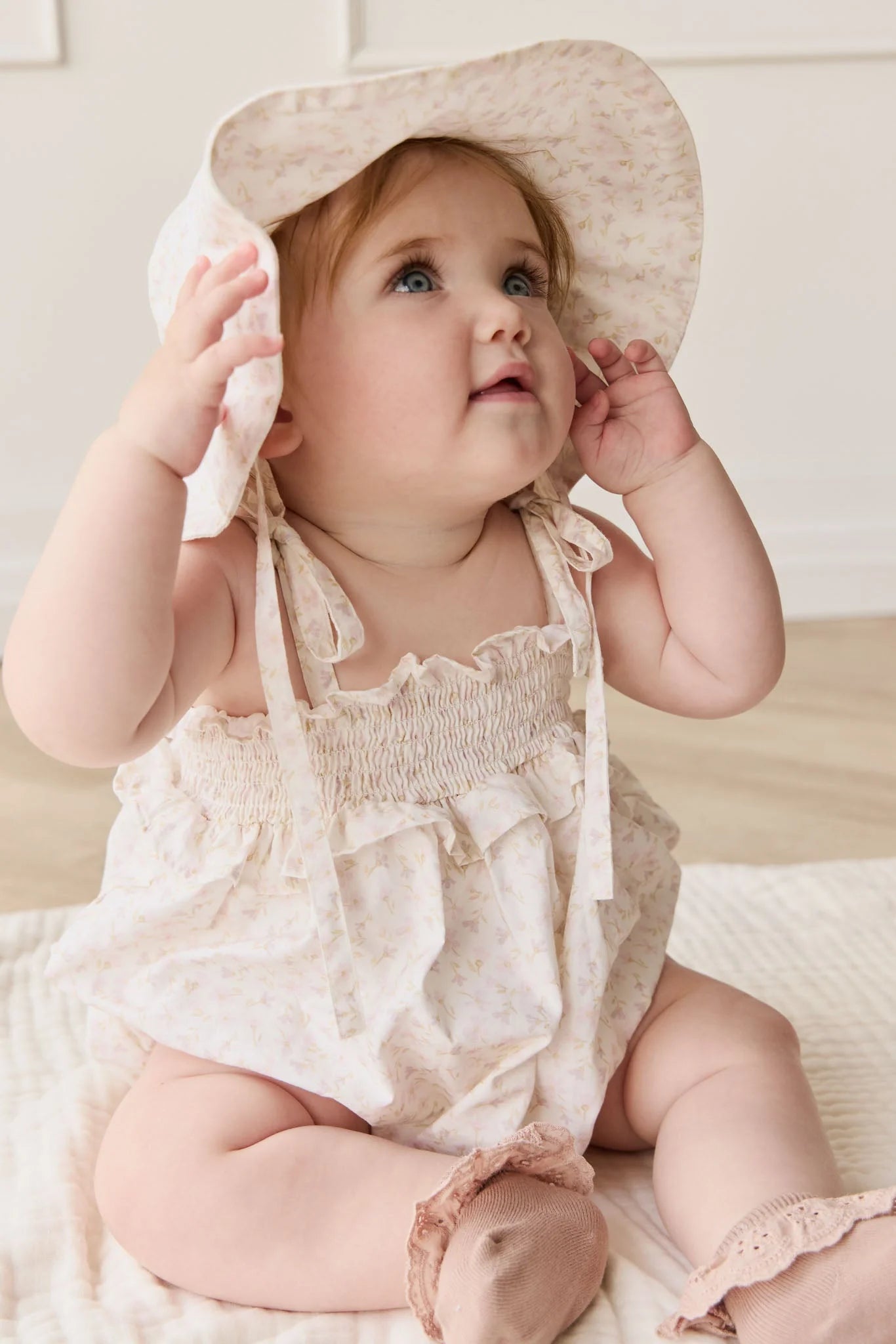 Jamie Kay Organic Cotton Cleo Playsuit - Aries Mauve