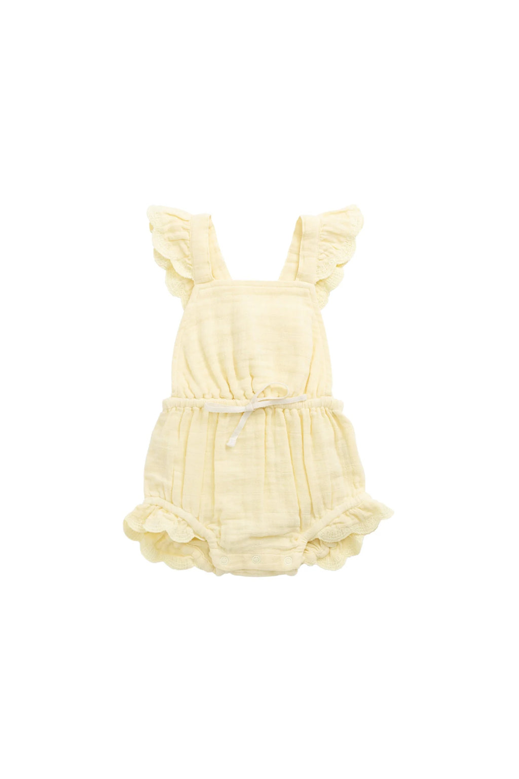 Jamie Kay Organic Cotton Muslin Luciana Playsuit - Sunshine