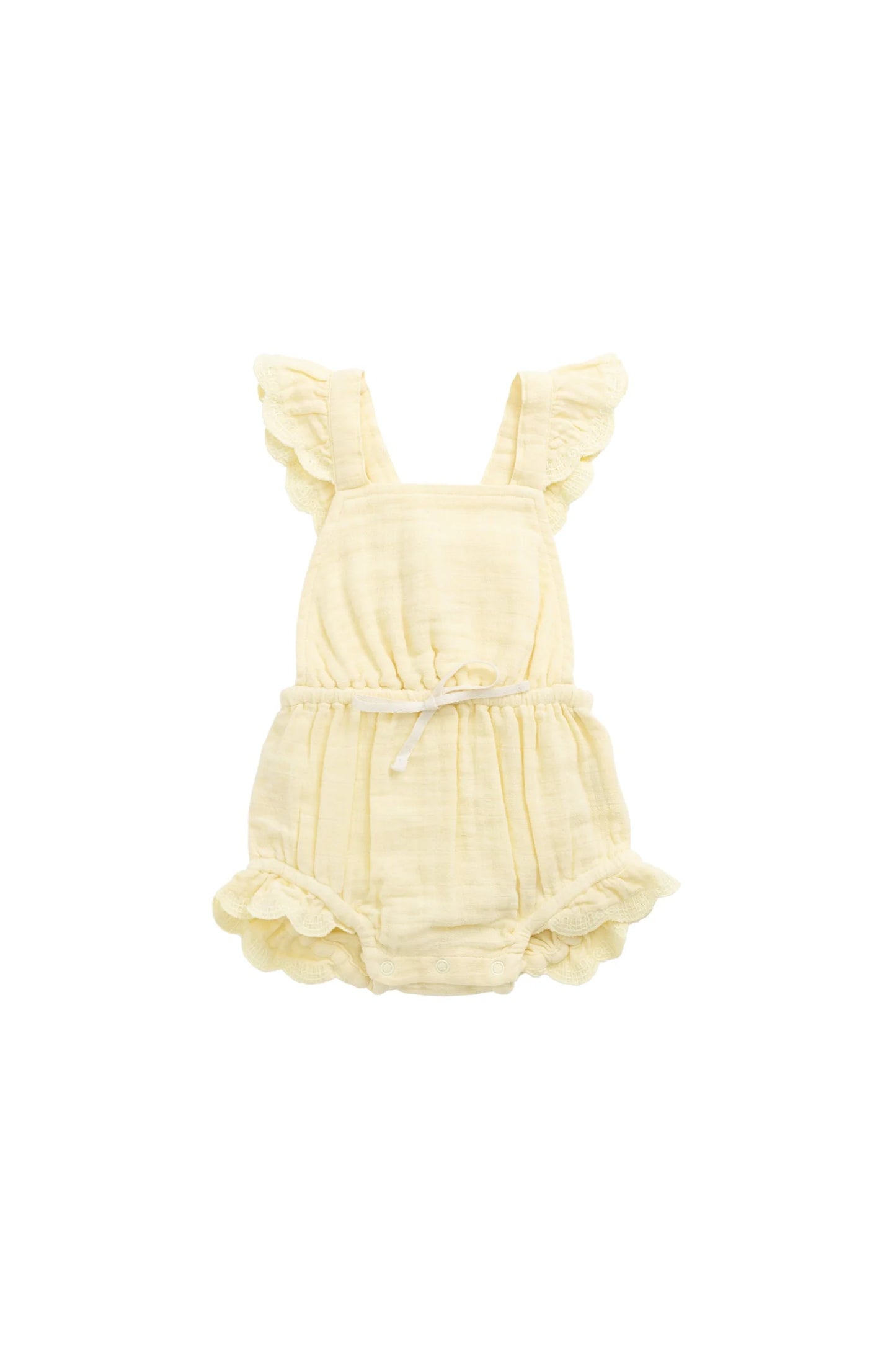 Jamie Kay Organic Cotton Muslin Luciana Playsuit - Sunshine