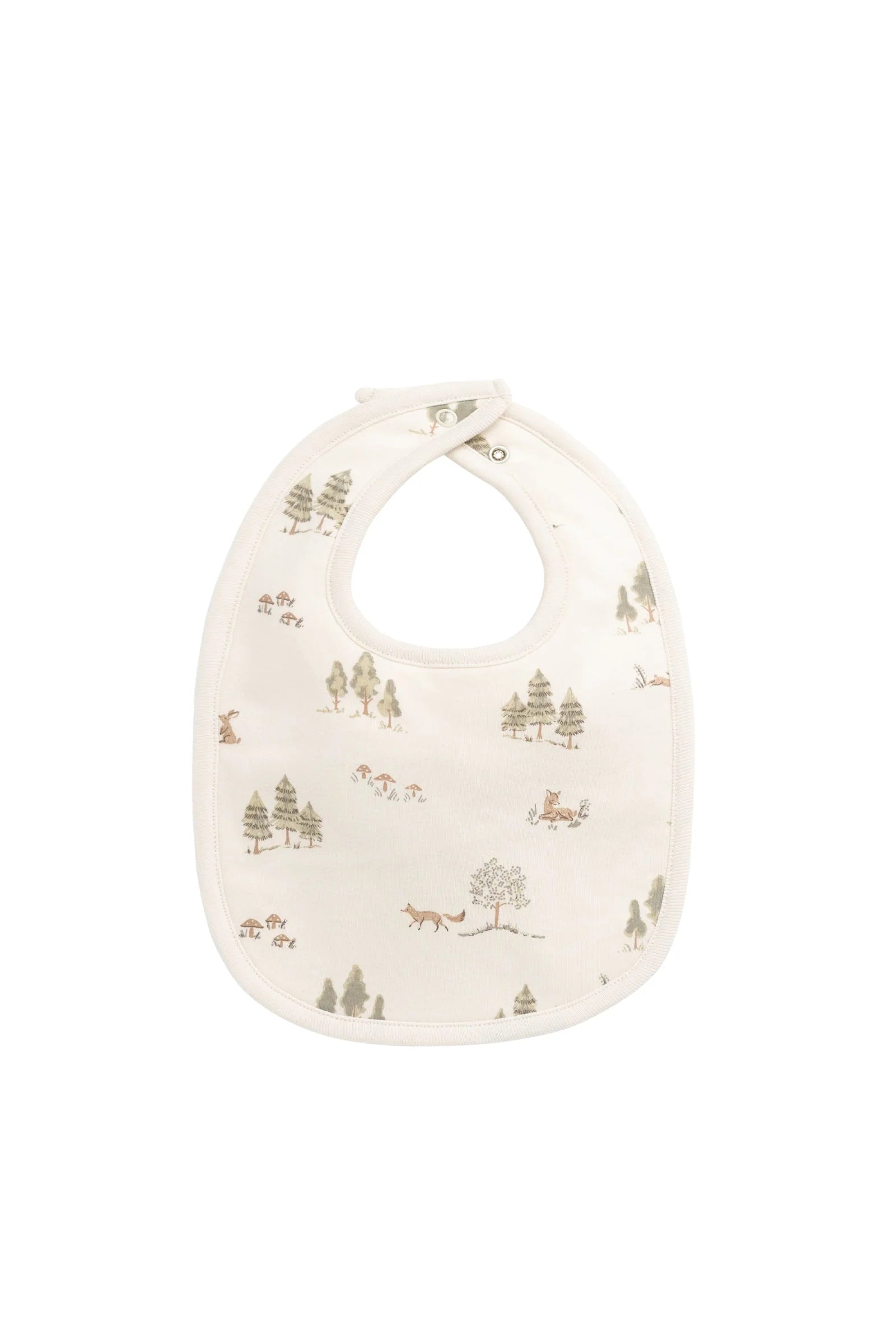 Jamie Kay Organic Cotton Bib - Pine Forest Friends
