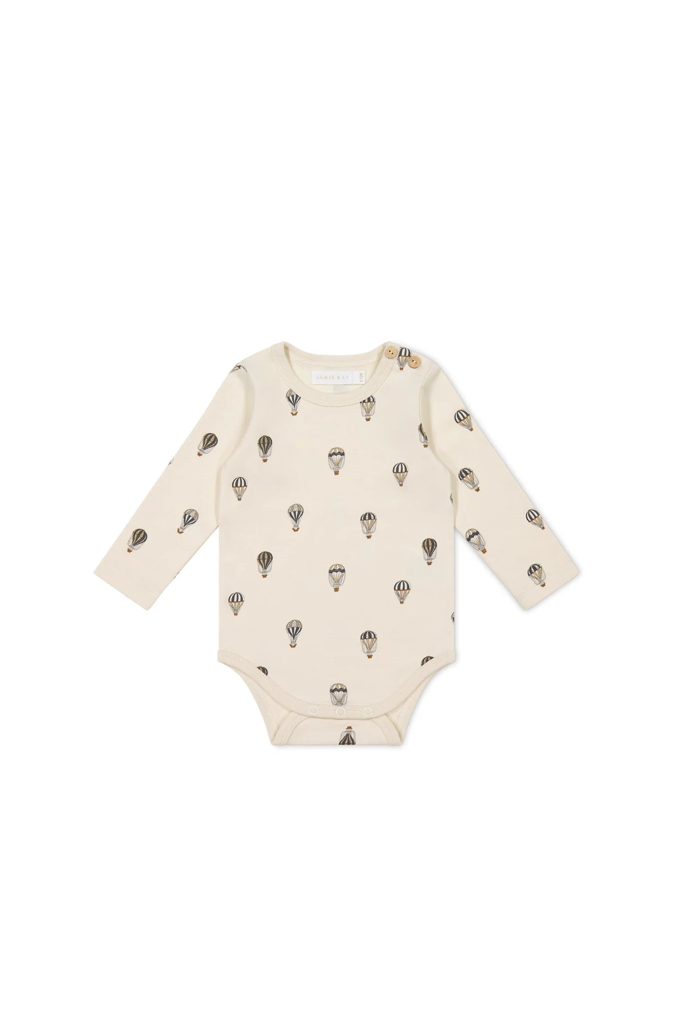 Jamie Kay - Organic Cotton Fernley Bodysuit - Montgolfiere Cloud