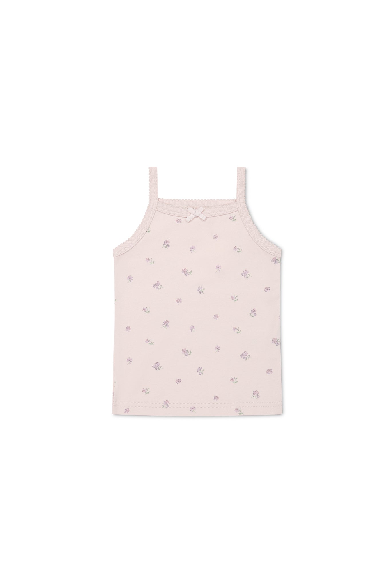 Jamie Kay -  Organic Cotton Singlet - Meredith Violet