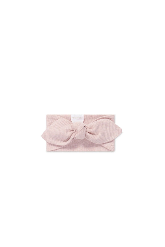 Jamie Kay Organic Cotton Modal Lilian Headband - Chalk Marle