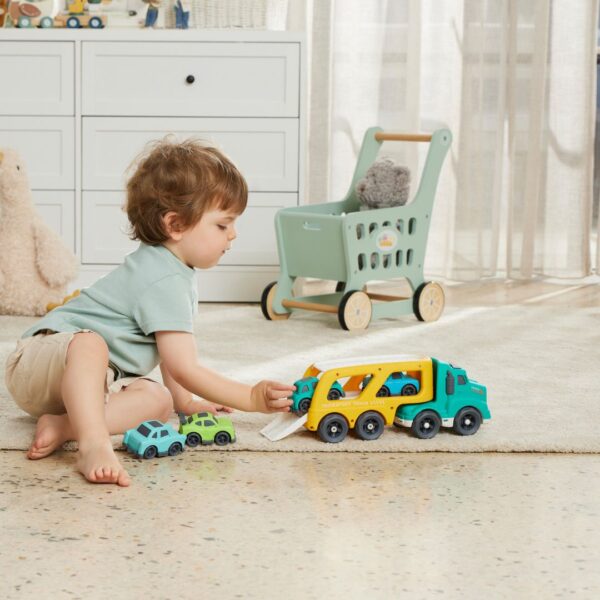 Jiggle & Giggle Bioplastic Vehicle Carrier- Assorted