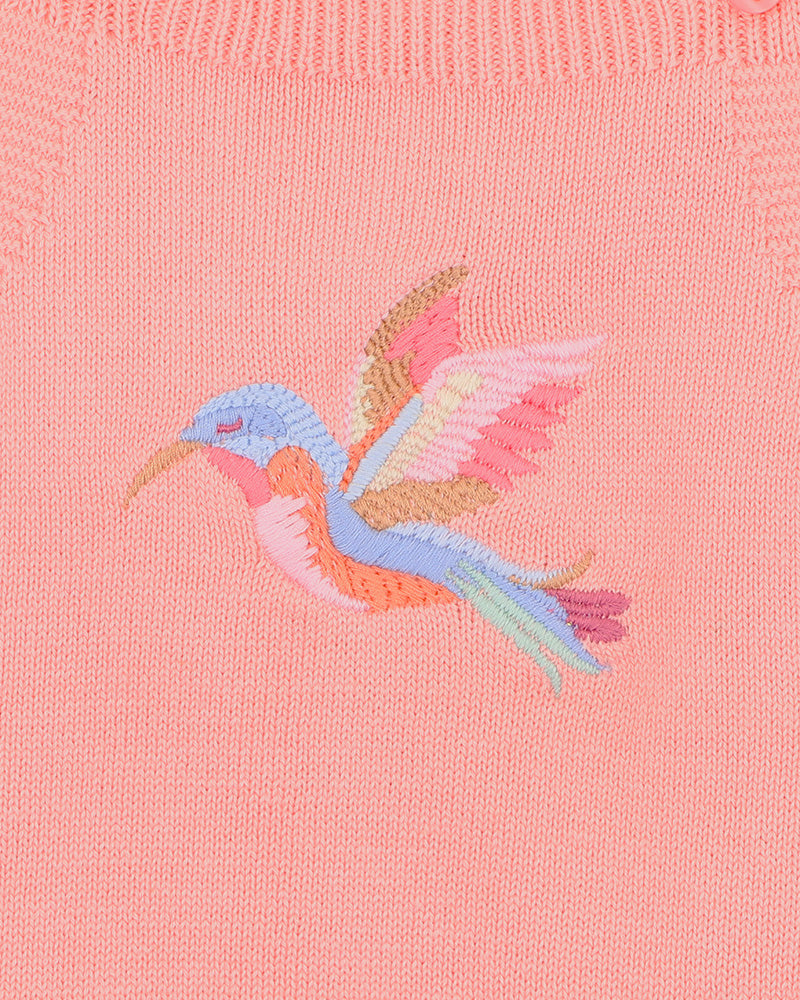Fox & Finch Songbird Embroidered Knitted Bodysuit
