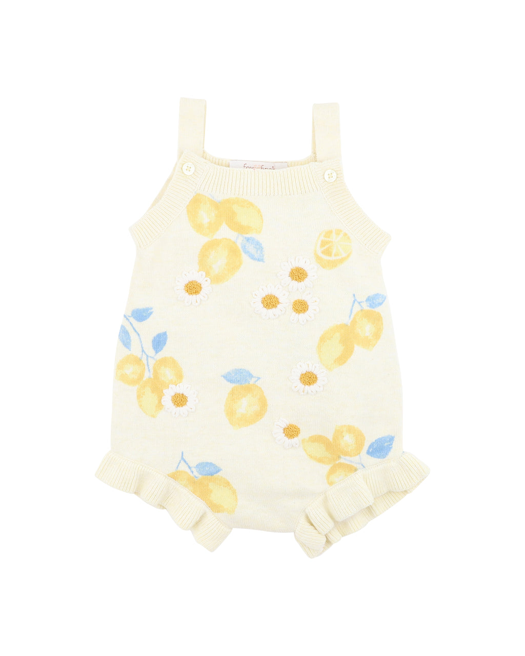 Fox & Finch Piccolina Organic Lemon Bodysuit