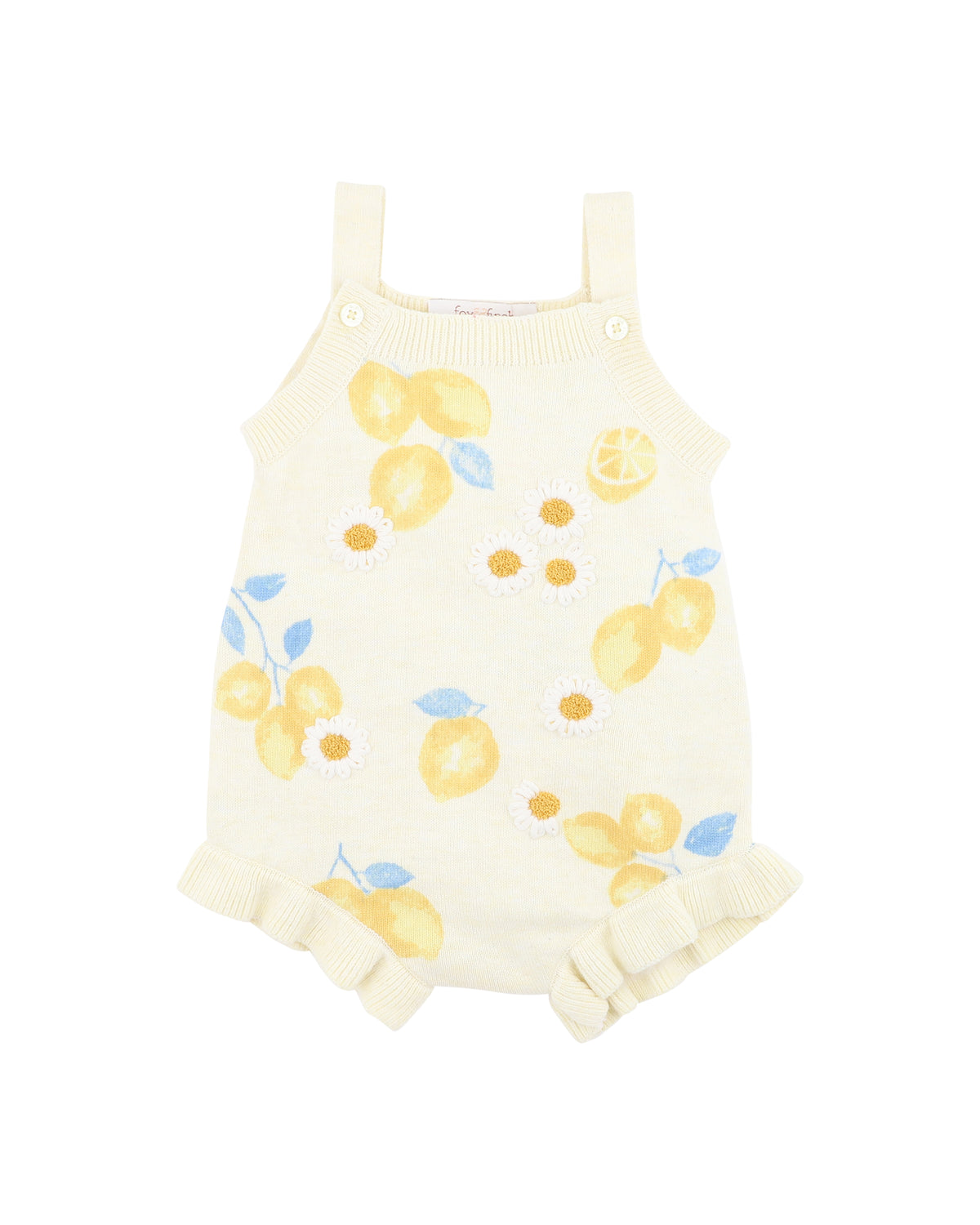 Fox & Finch Piccolina Organic Lemon Bodysuit