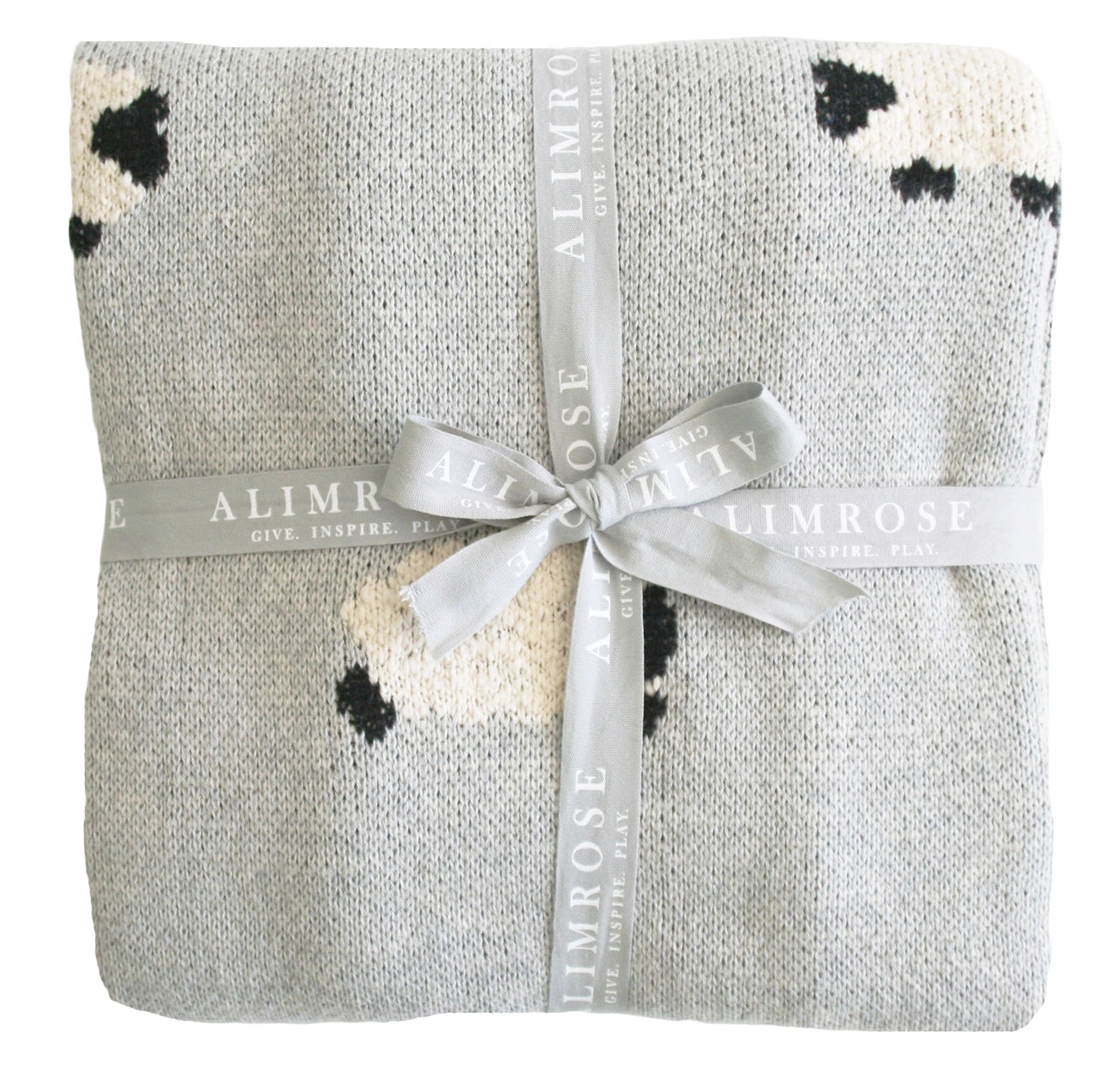 Alimrose Baa Baa Blanket Organic Cotton - Grey