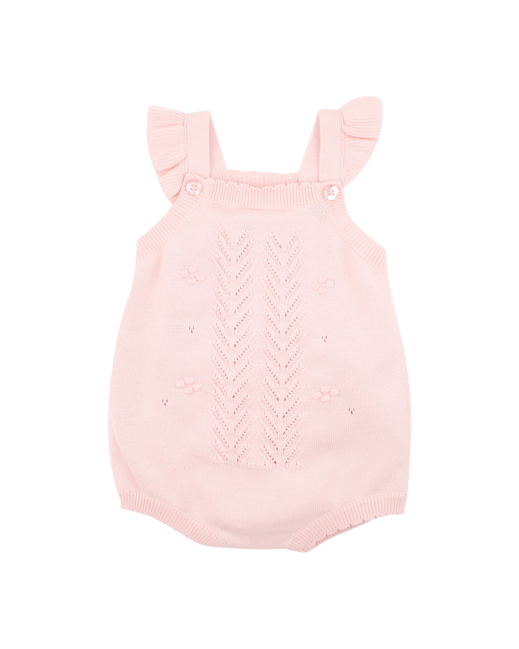 Bebe Organic Pink Bobble Knot Bodysuit