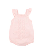 Bebe Organic Pink Bobble Knot Bodysuit