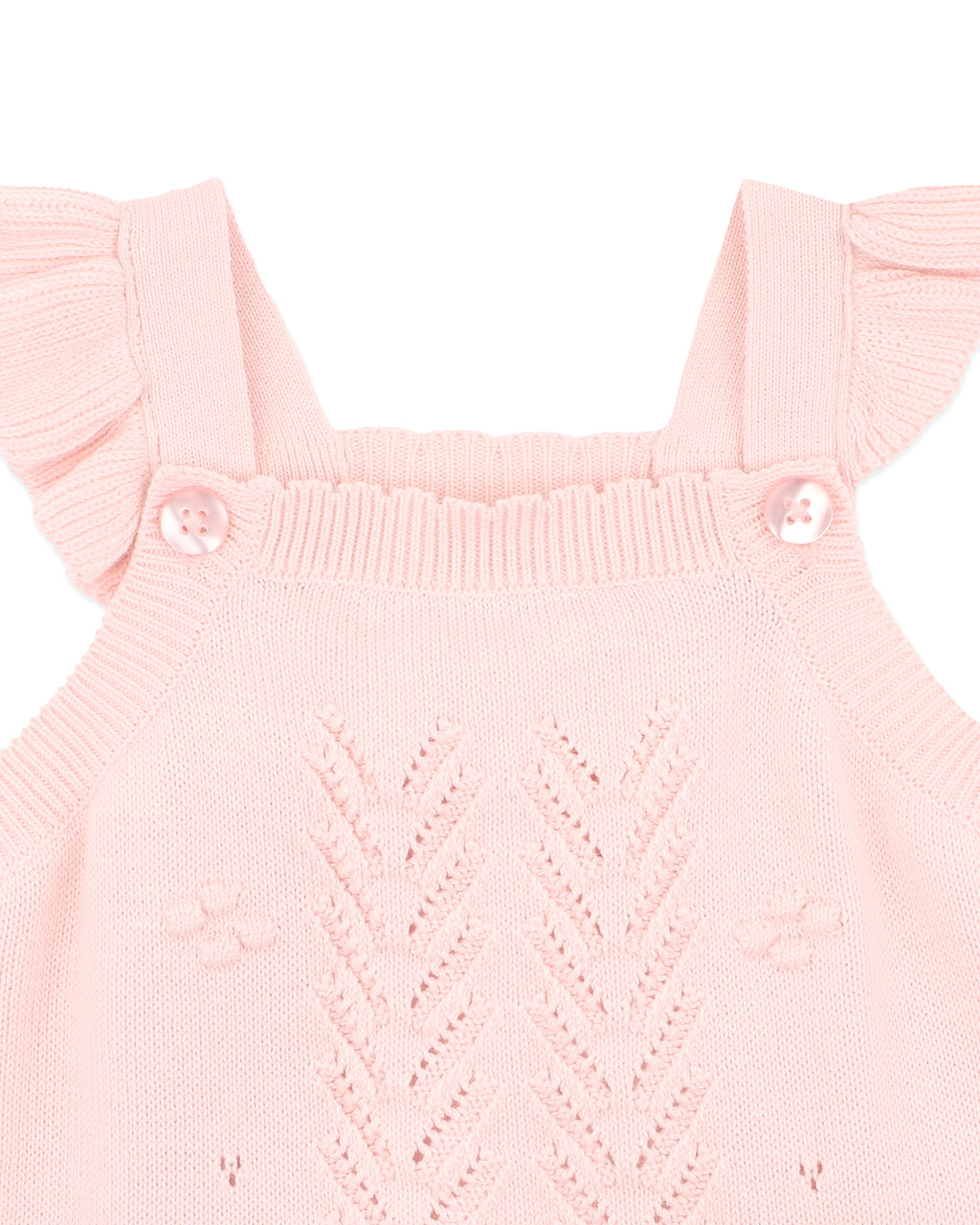 Bebe Organic Pink Bobble Knot Bodysuit