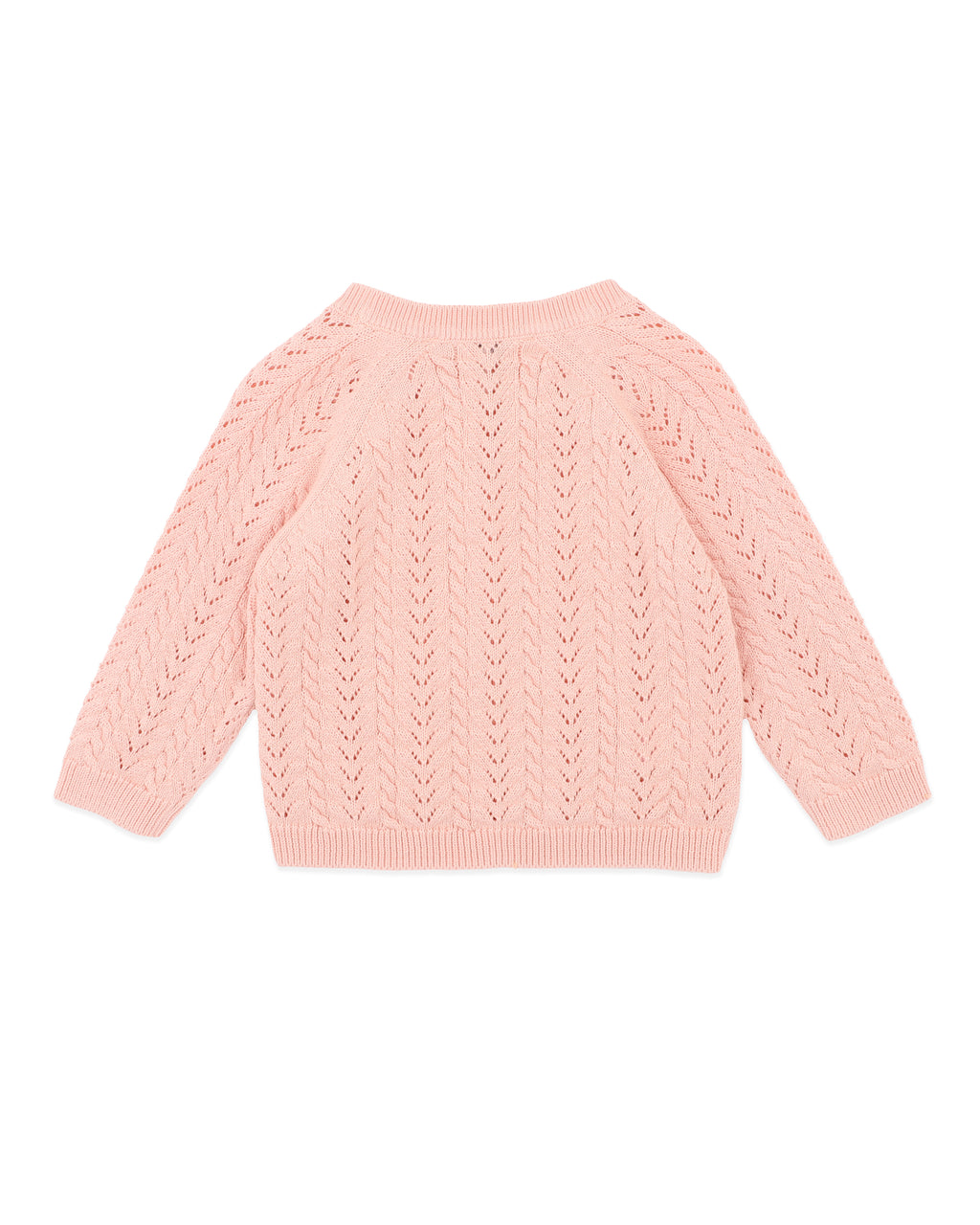 Bebe Gemma Organic Pointelle Knitted Jumper
