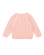 Bebe Gemma Organic Pointelle Knitted Jumper
