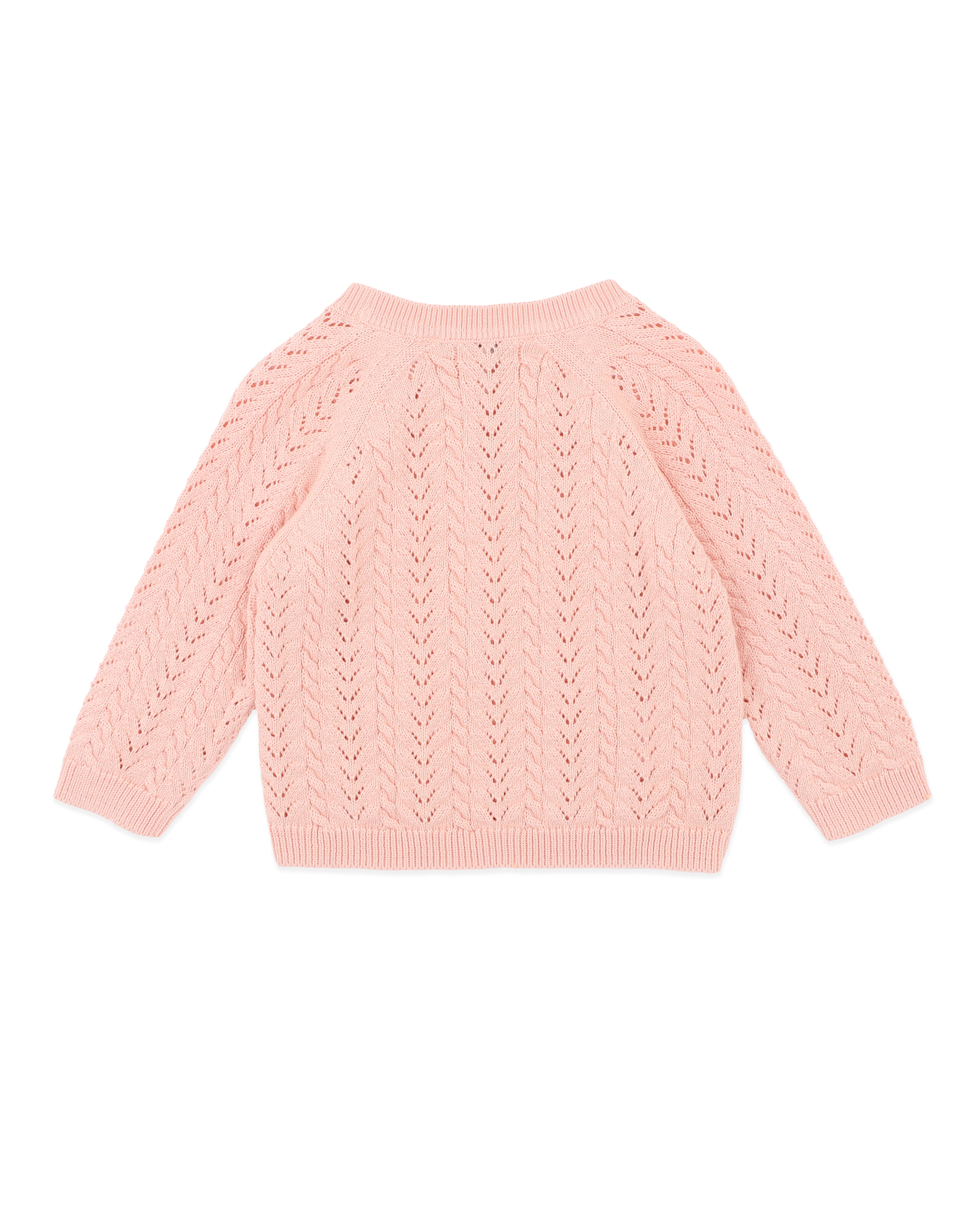 Bebe Gemma Organic Pointelle Knitted Jumper