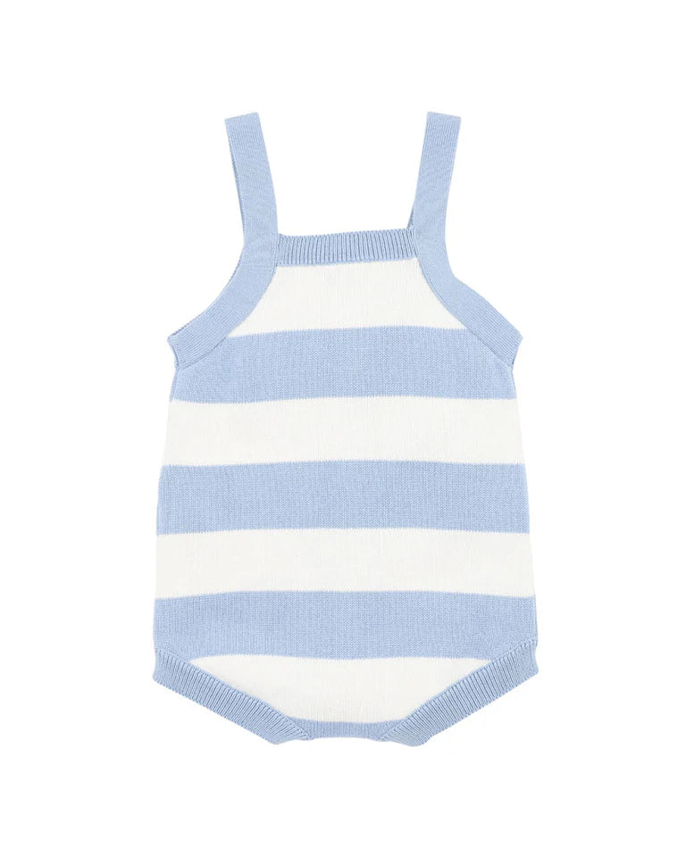 Bebe Axel Organic Stripe Knitted Bodysuit