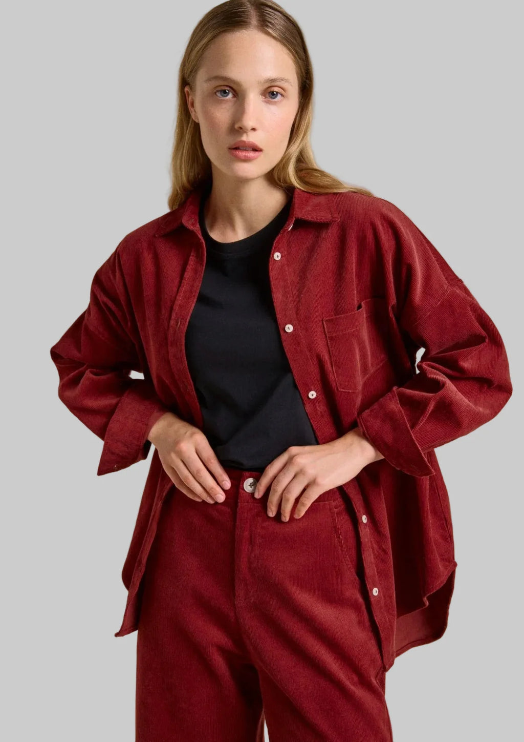 Little Lies Khatie Cord Shirt