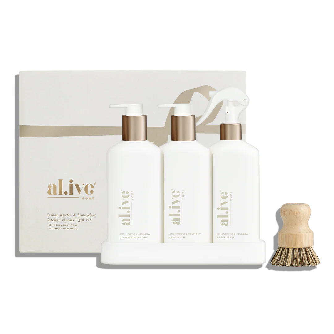 Al.ive Body kitchen rituals gift set lemon myrtle & honeydew