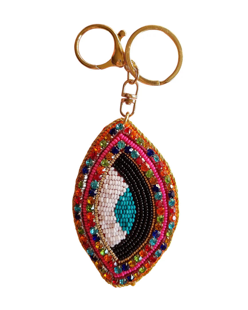 Zoda - Beaded Keychain Evil Eye